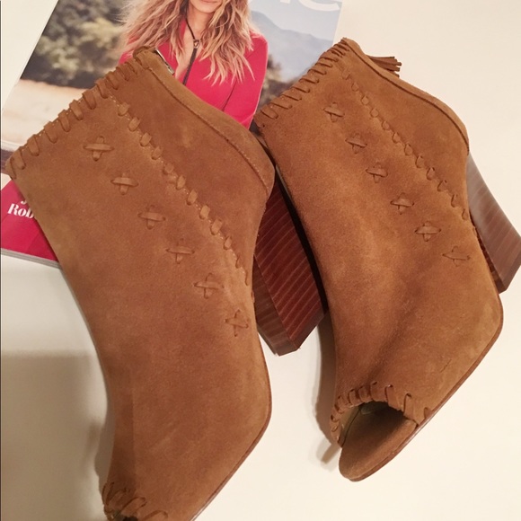 COPY - 💞HP 11/15/EUC/MarcFisher SuedePeepToe Boot/Genesa - Picture 8 of 8